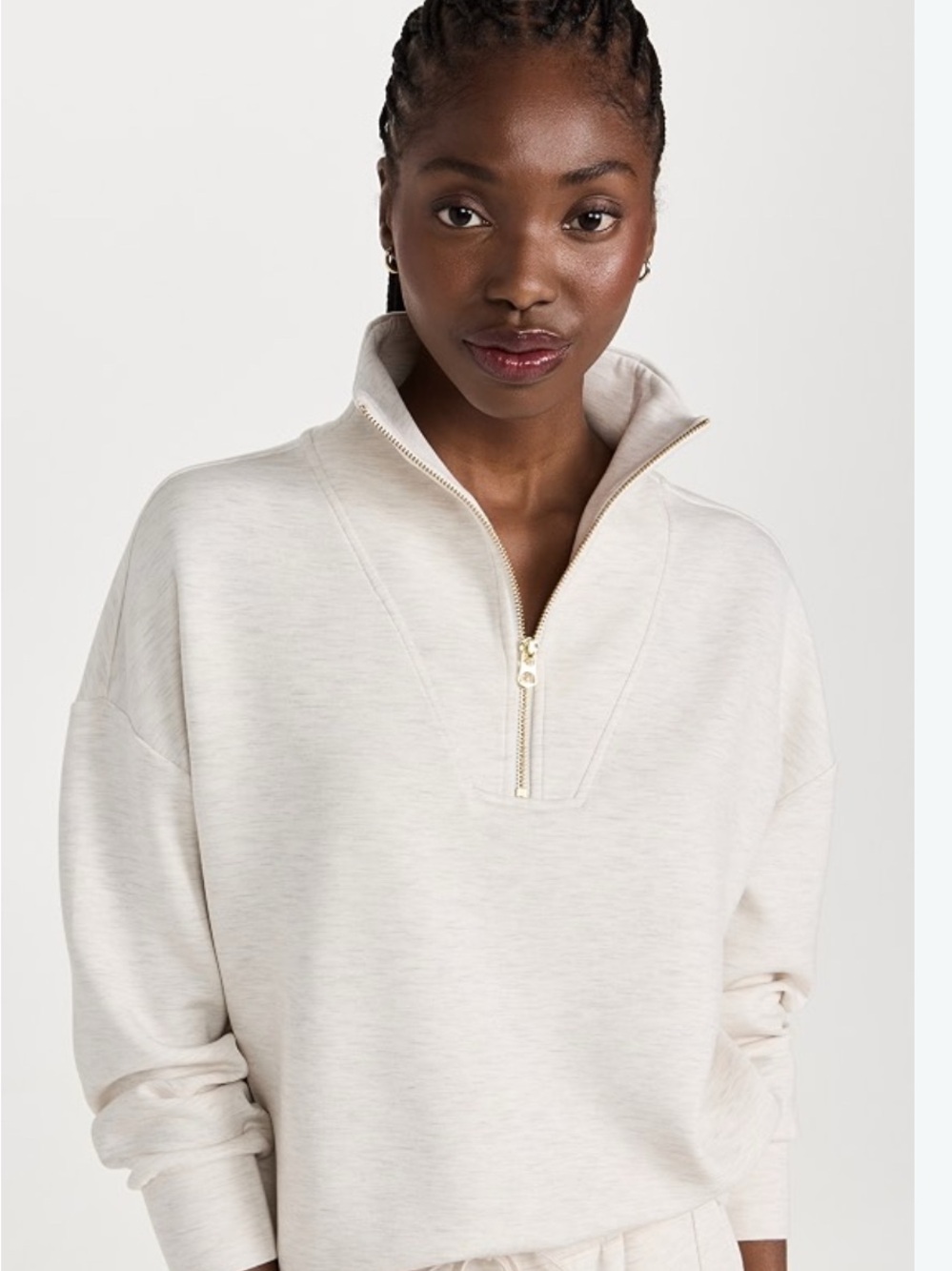Varley Hawley Half Zip Sweat Doublesoft pullover